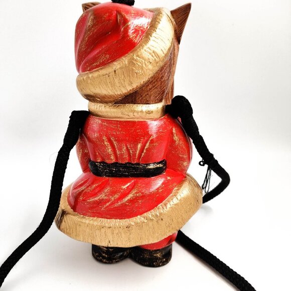 Timmy Woods Santa Dog Yorkie Limited Edition Miniaudiere Bag - Picture 6 of 10